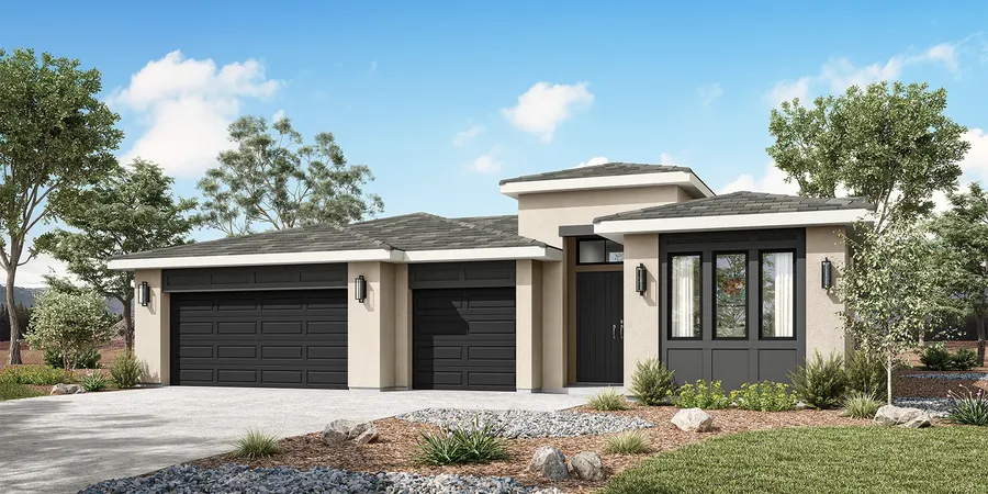 The Shasta Contemporary elevation at 7109 Gladeview Lane